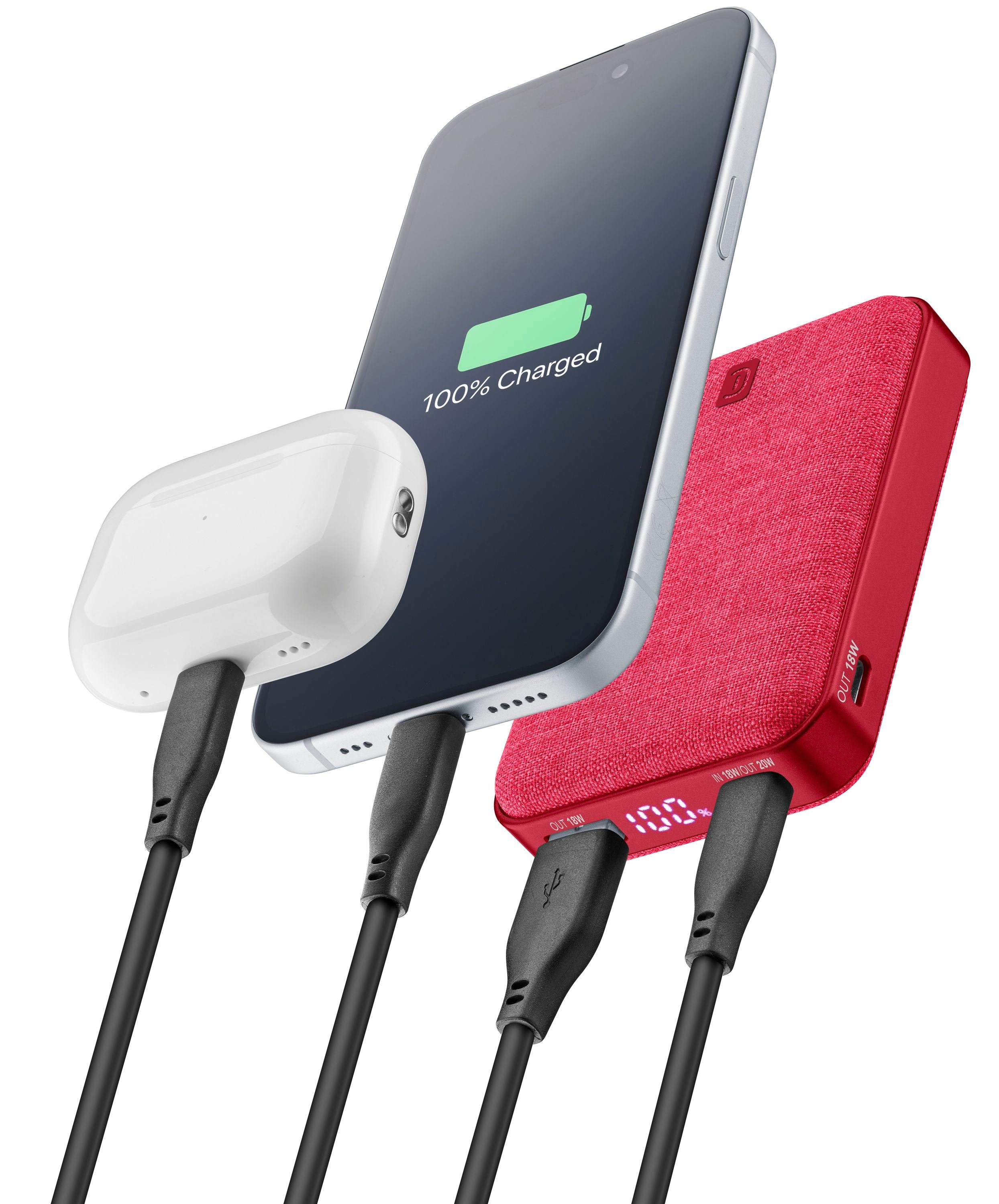 POWERBANK CELLULAR LINE PBGLAM10000PDR