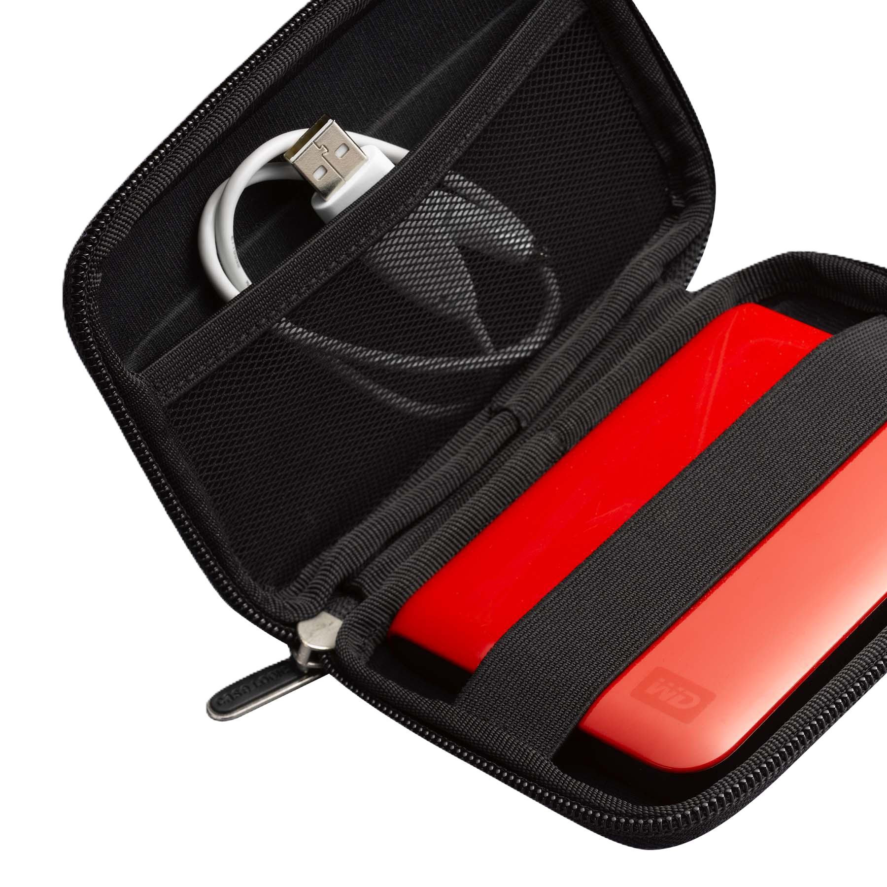 PORTABLE HARD DRIVE BAG CASE LOGIC QHDC101 BLACK