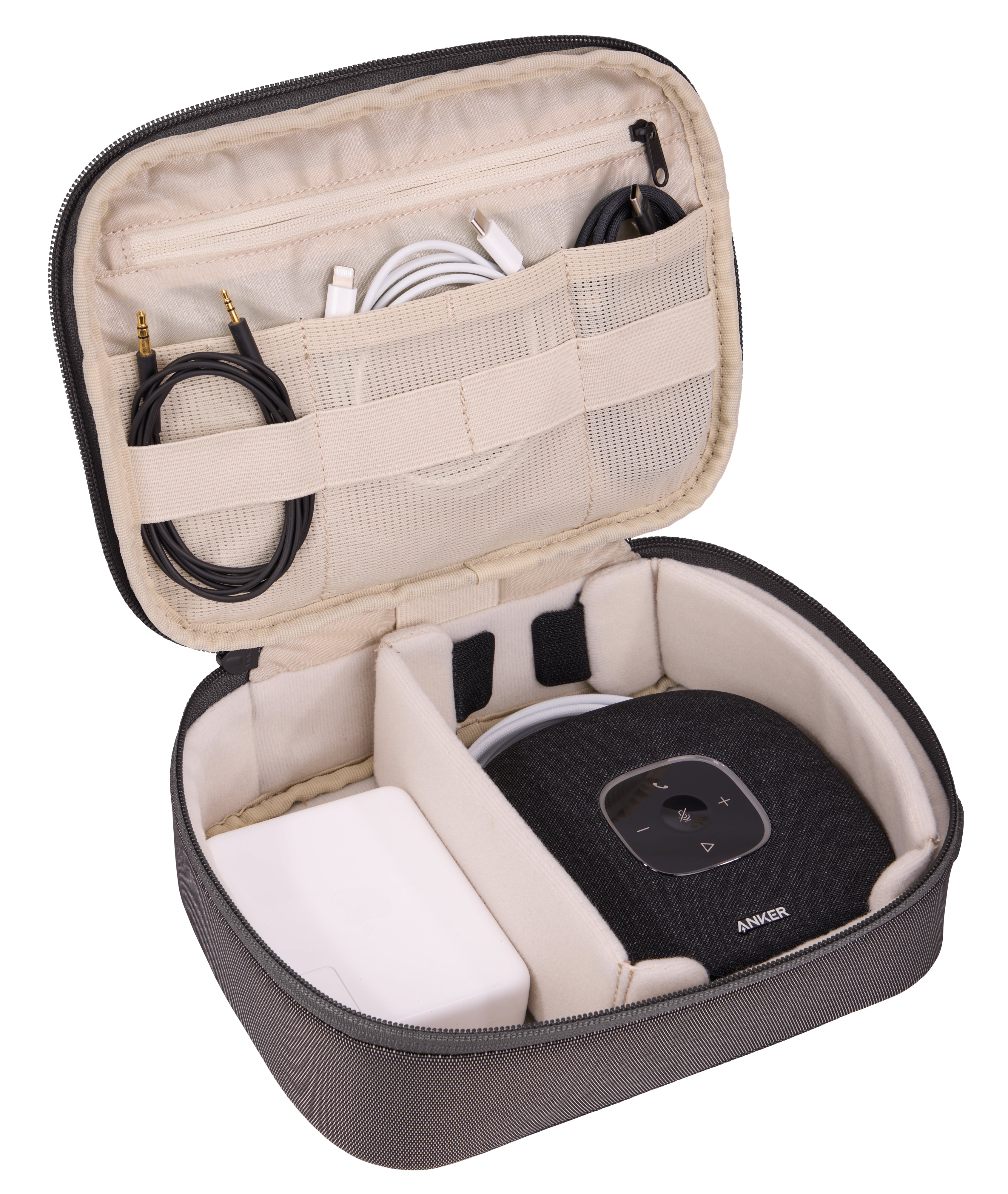 ELECTRONICS ORGANIZER BAG THULE TSPW402 VETIVER GRAY