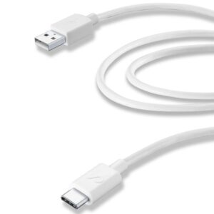 Cabo USB-C de 120 cm em branco